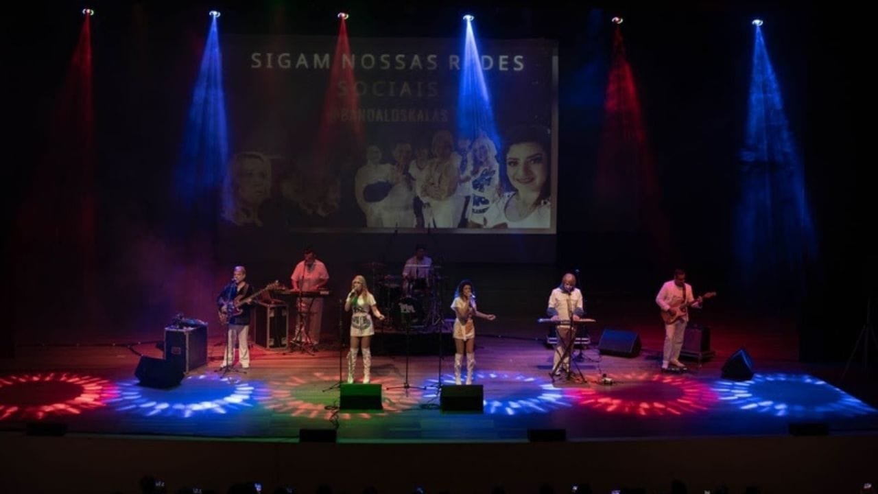 Los Kalas Santa Catarina,espetáculo Elvis & ABBA,shows Florianópolis,tributo ABBA,tributo Elvis Presley