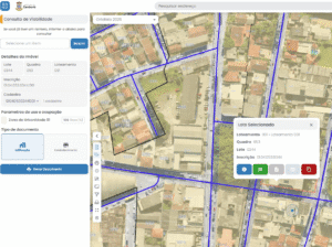 viabilidade lote Camboriú,sistema SIG,planejamento urbano digital