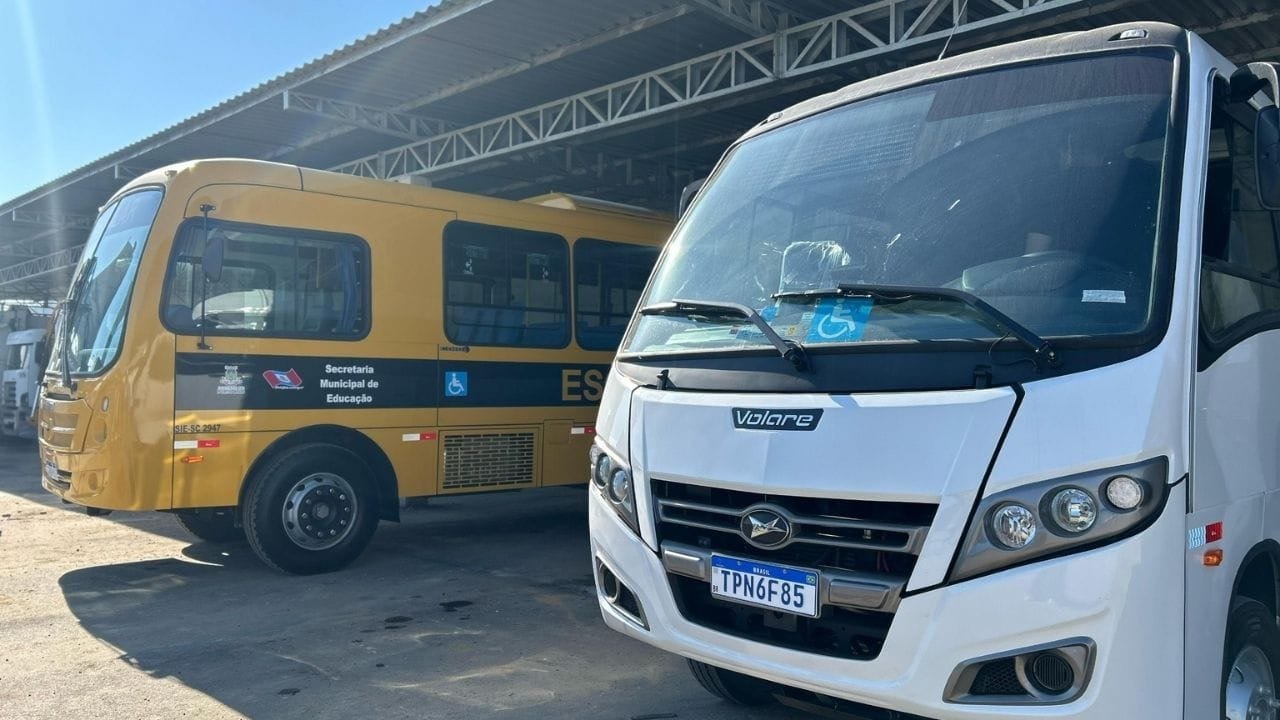 Porto Belo ônibus,frota escolar,transporte assistência social,investimentos Santa Catarina