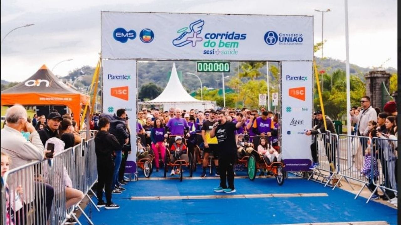 corrida Itajaí,Casa Biel,apoio crianças com câncer,Corrida do Bem SESI,inscrição corrida beneficente
