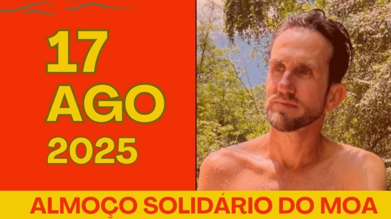 Almoço Solidário Itajaí,tratamento glioma Moacir,arrecadação Itajaí,apoio Moacir,evento beneficente Itajaí