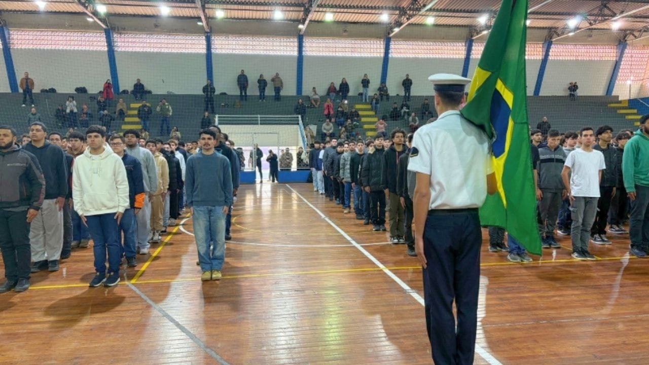 juramento à bandeira Itajaí,dispensa serviço militar,alistamento militar SC,cerimônia militar Itajaí,certificado de dispensa