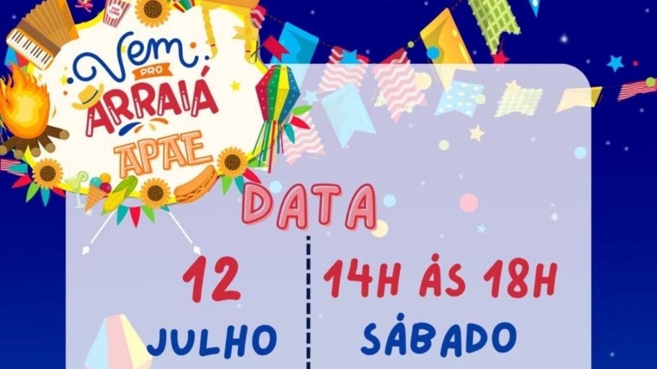 APAE Camboriú,festa julina Camboriú,arraiá solidário,evento beneficente,inclusão social Camboriú