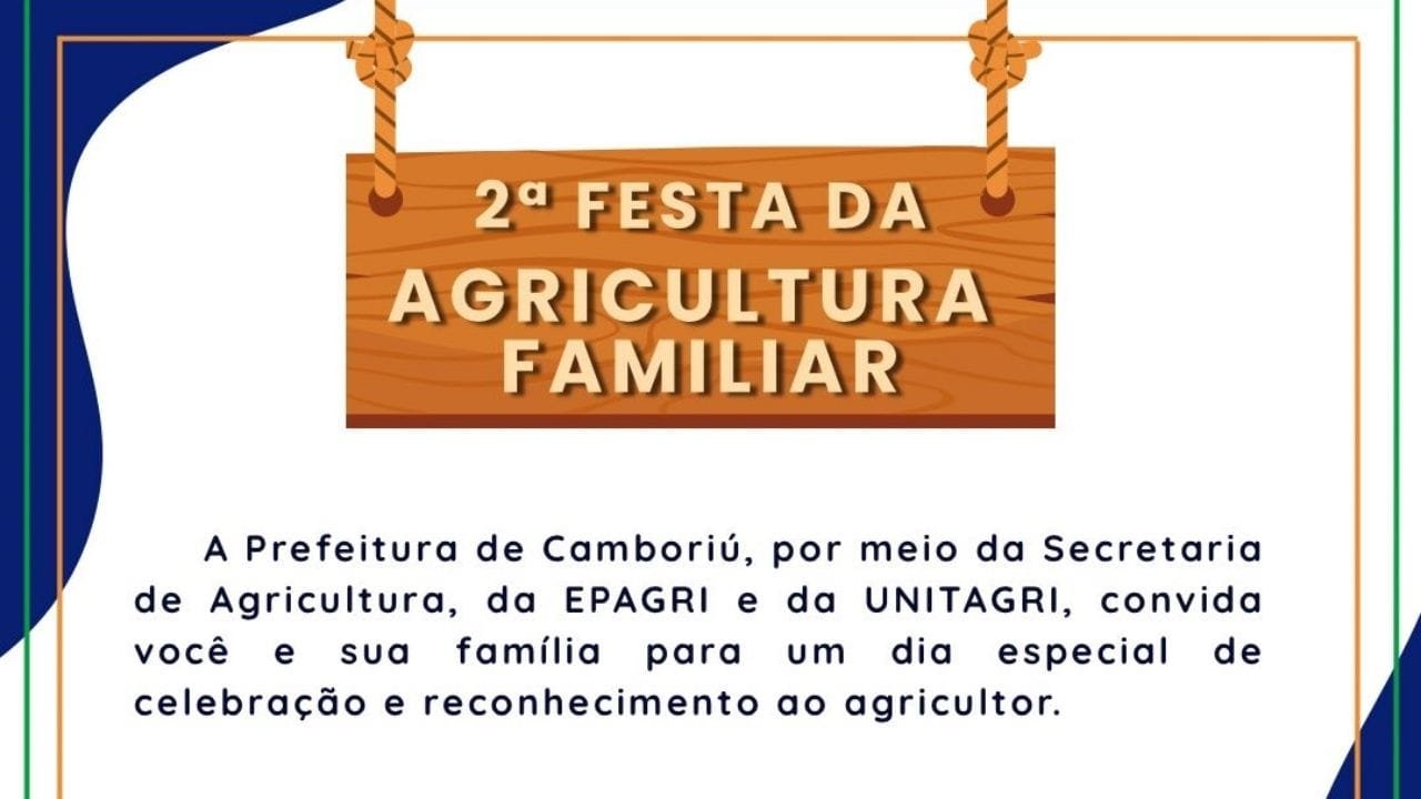 Festa da Agricultura Familiar,Camboriú agricultura,cooperativismo rural
