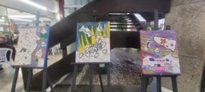 exposição grafite Camboriú,arte como ferramenta pedagógica,grafite educação,projeto cultural grafite,Lucas Caetano