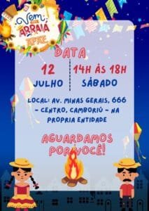 APAE Camboriú,festa julina Camboriú,arraiá solidário,evento beneficente,inclusão social Camboriú