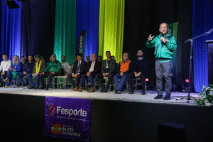 Joguinhos SC,Jorginho Mello esporte,evento esportivo Santa Catarina,base esportiva,Fesporte 2025