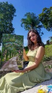 exposição Camboriú,Ana Rosa artista,arte impressionista SC,Câmara Municipal de Camboriú,arte sobre a natureza