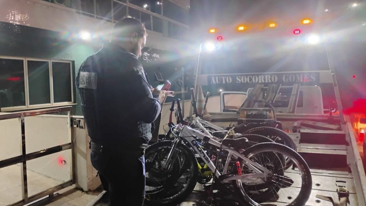 bicicletas apreendidas Balneário Camboriú,manobras perigosas Estrada da Rainha,trânsito Balneário Camboriú