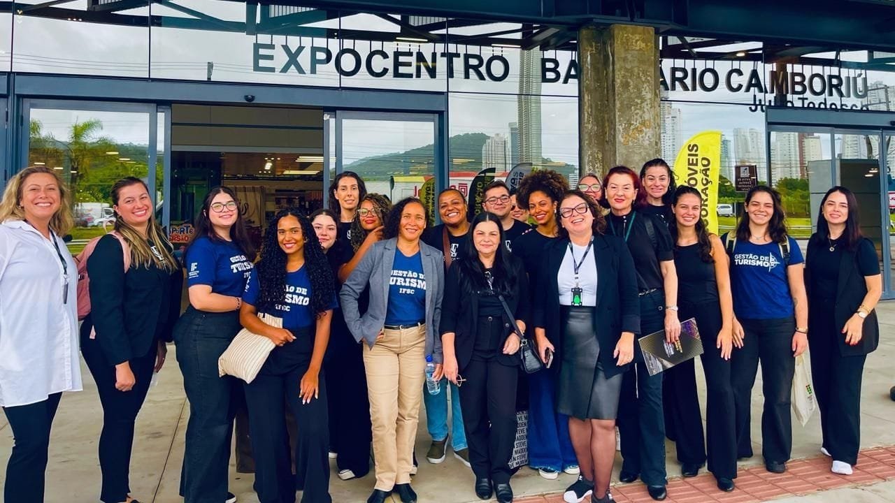 visita técnica IFSC,Expocentro Balneário Camboriú,mercado de eventos SC,curso de turismo IFSC,gestão de eventos
