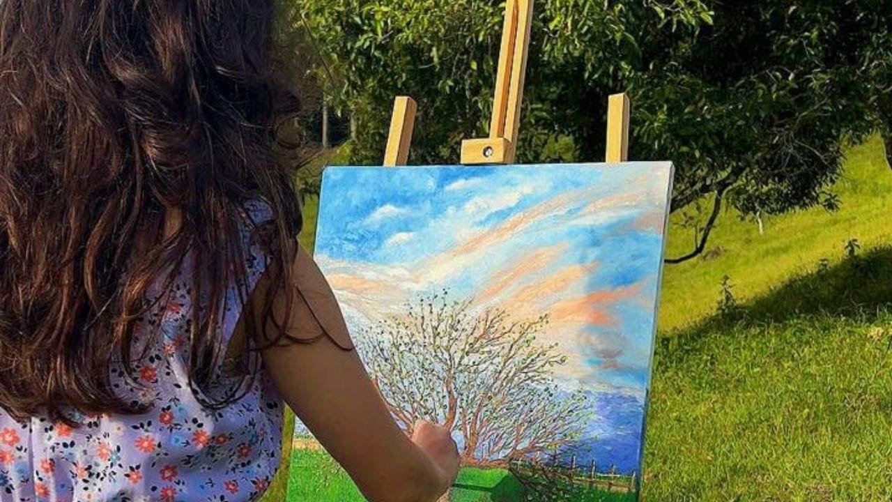 exposição Camboriú,Ana Rosa artista,arte impressionista SC,Câmara Municipal de Camboriú,arte sobre a natureza