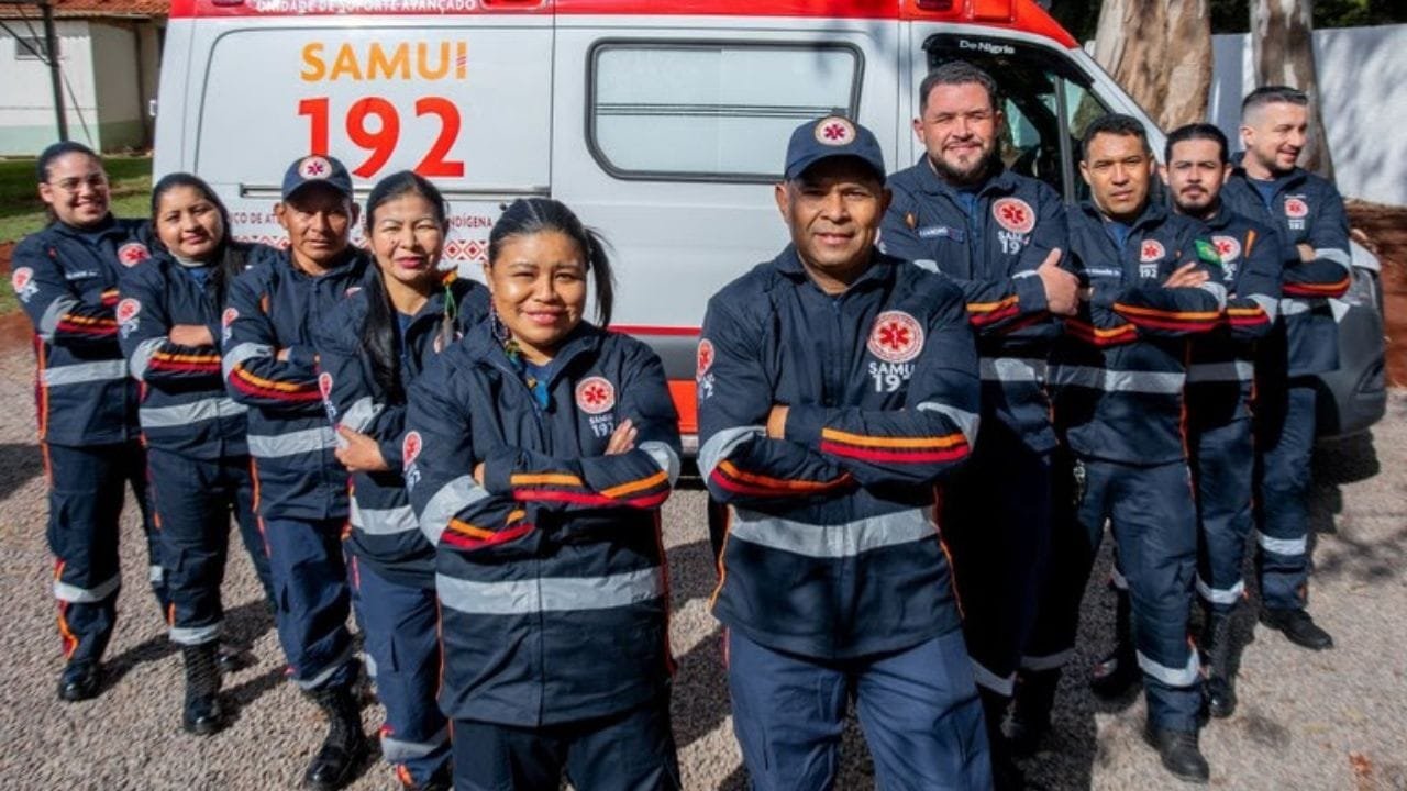 SAMU 192 Indígena,atendimento bilíngue,Ministério da Saúde,Dourados MS,povos indígenas