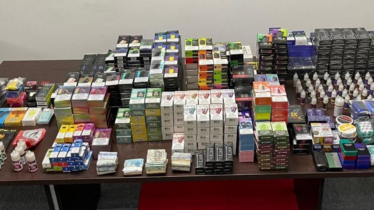 prisão Itajaí,tráfico drogas SC,contrabando THC,operação policial,cigarro eletrônico