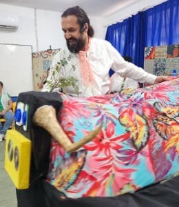 spetáculo Boi de Mamão,circulação cultural SC,cultura catarinense 2025,educação e folclore,Fábio Aurélio Castilho,projeto sustentável Boi de Mamão