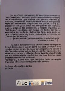 livro Solilóquio Balneário Camboriú,Isaque de Borba Corrêa,relançamento UDESC BC,história pescadores Camboriú,cultura catarinense