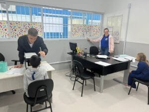 Campanha Visão na Escola,alunos BC,exames oftalmológicos,doação de óculos,saúde ocular crianças