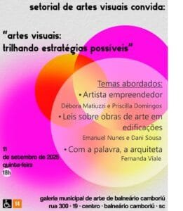 Artista Empreendedor,projeto In Anima 3: A Legião da Arte,Lei de Incentivo à Cultura 2025,Fundação Cultural,Balneário Camboriú,Galeria Municipal de Arte de Balneário Camboriú