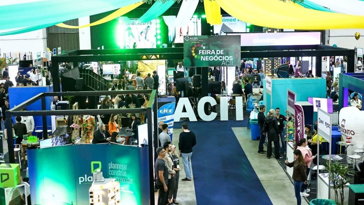Feira de Negócios ACII,Itajaí empreendedorismo,negócios Santa Catarina