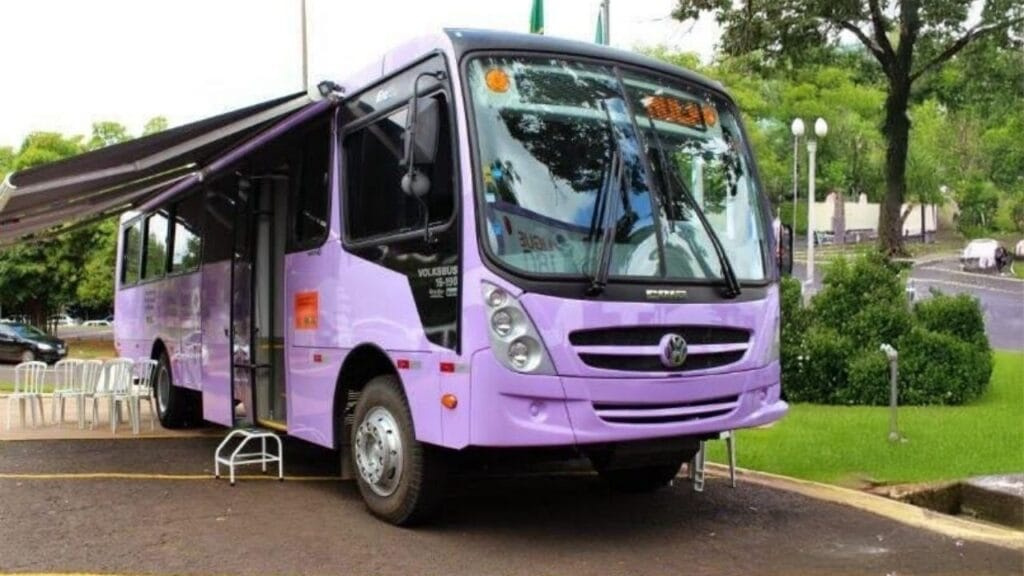 Balneário Camboriú Ônibus Lilás,prevenção violência mulher,serviços de apoio mulheres