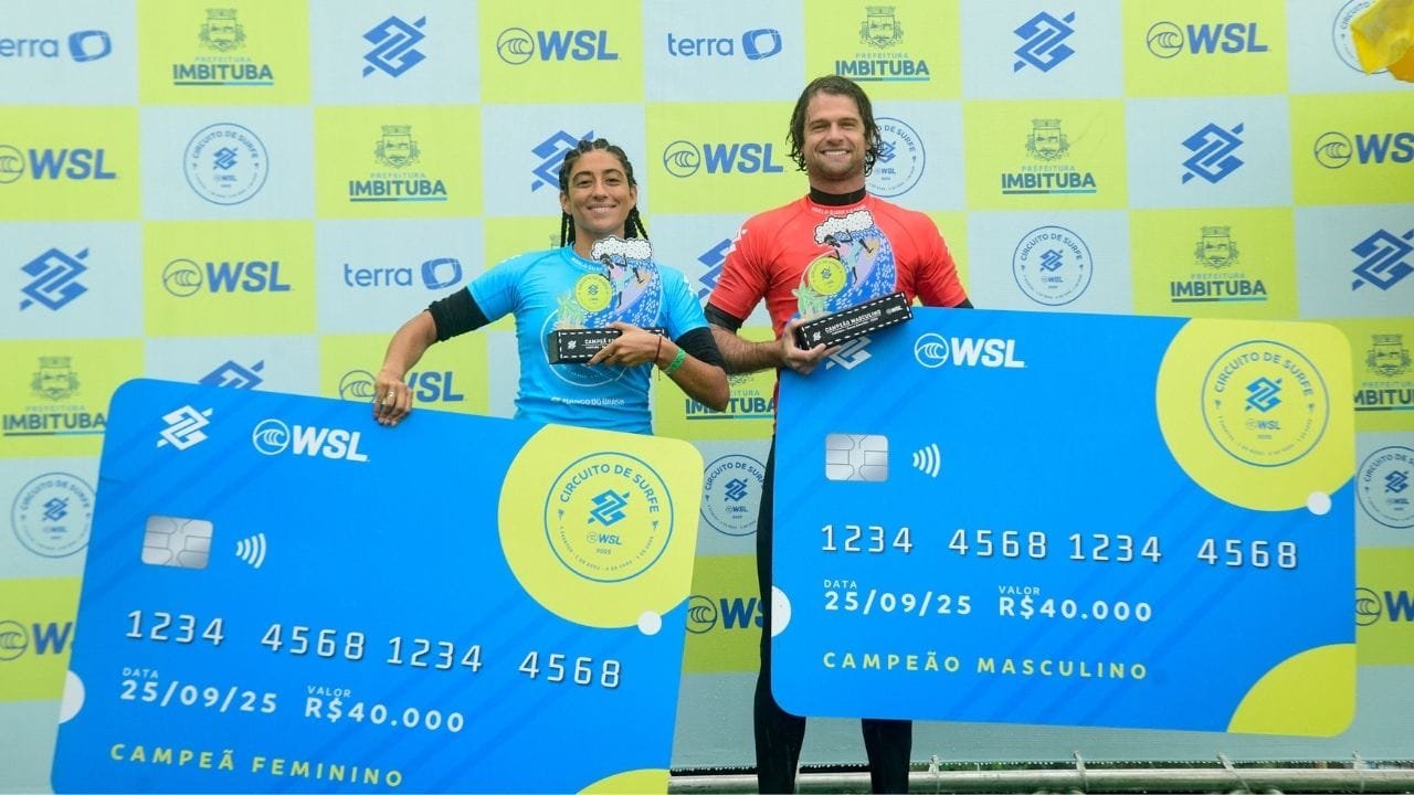 Matheus Navarro Imbituba,Daniella Rosas vitória,Circuito BB Surfe 2025,WSL Imbituba,final Praia da Vila