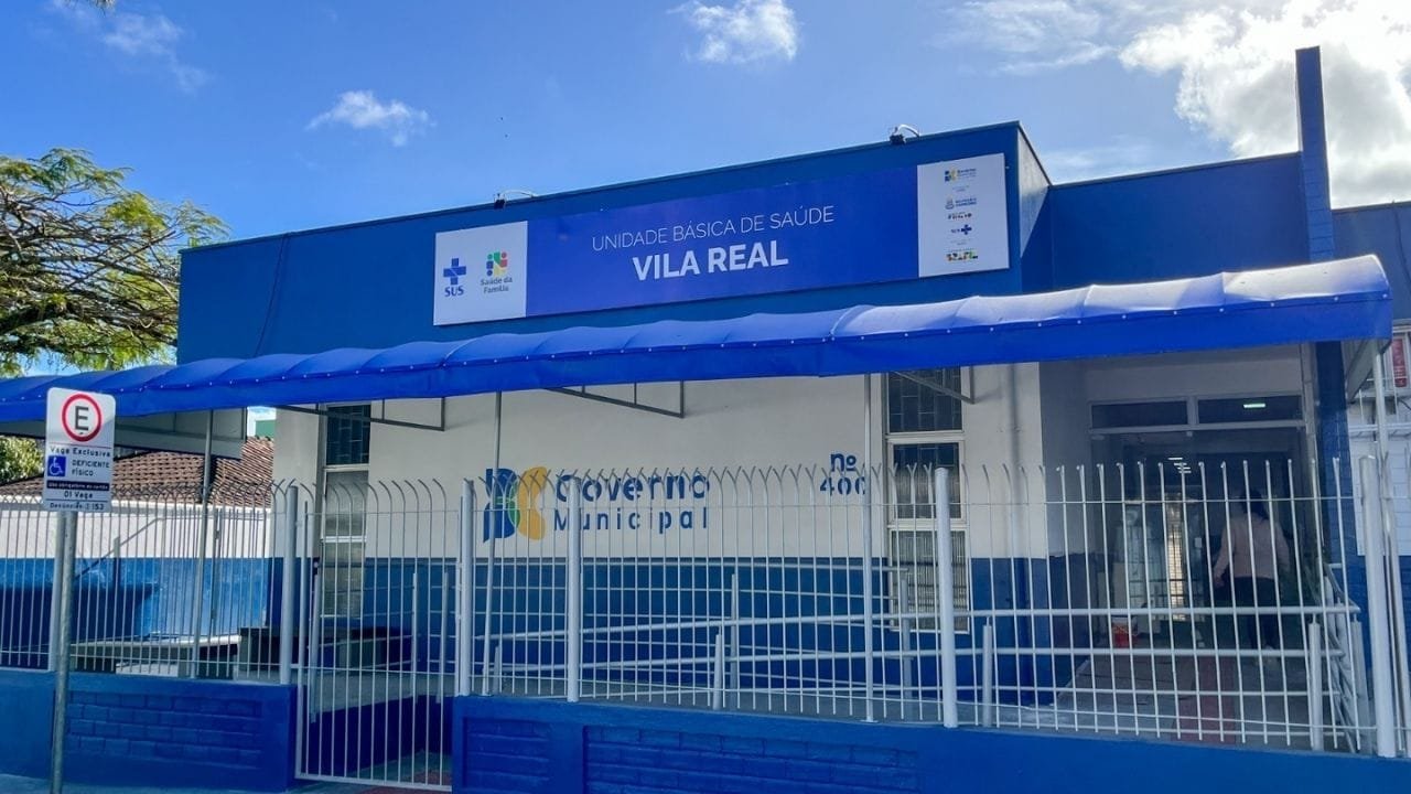 UBS Vila Real,reforma UBS,atendimento Balneário Camboriú,saúde pública