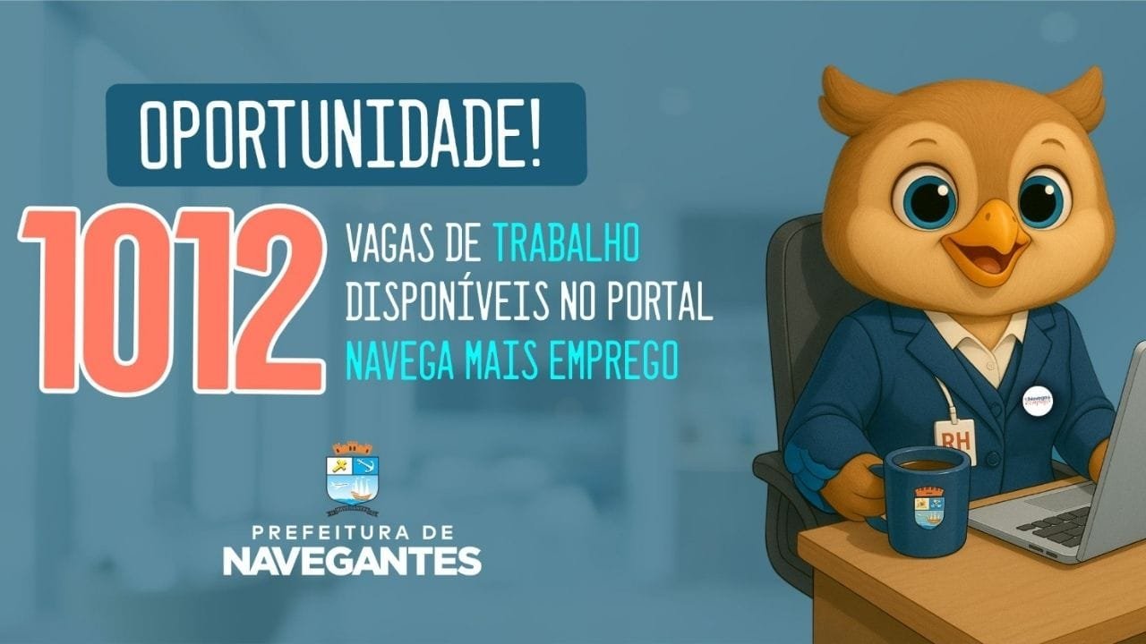 vagas de emprego Navegantes,portal Navega Mais Empregos,Sine SC,oportunidades de estágio,oportunidades temporárias,empregos para MEI