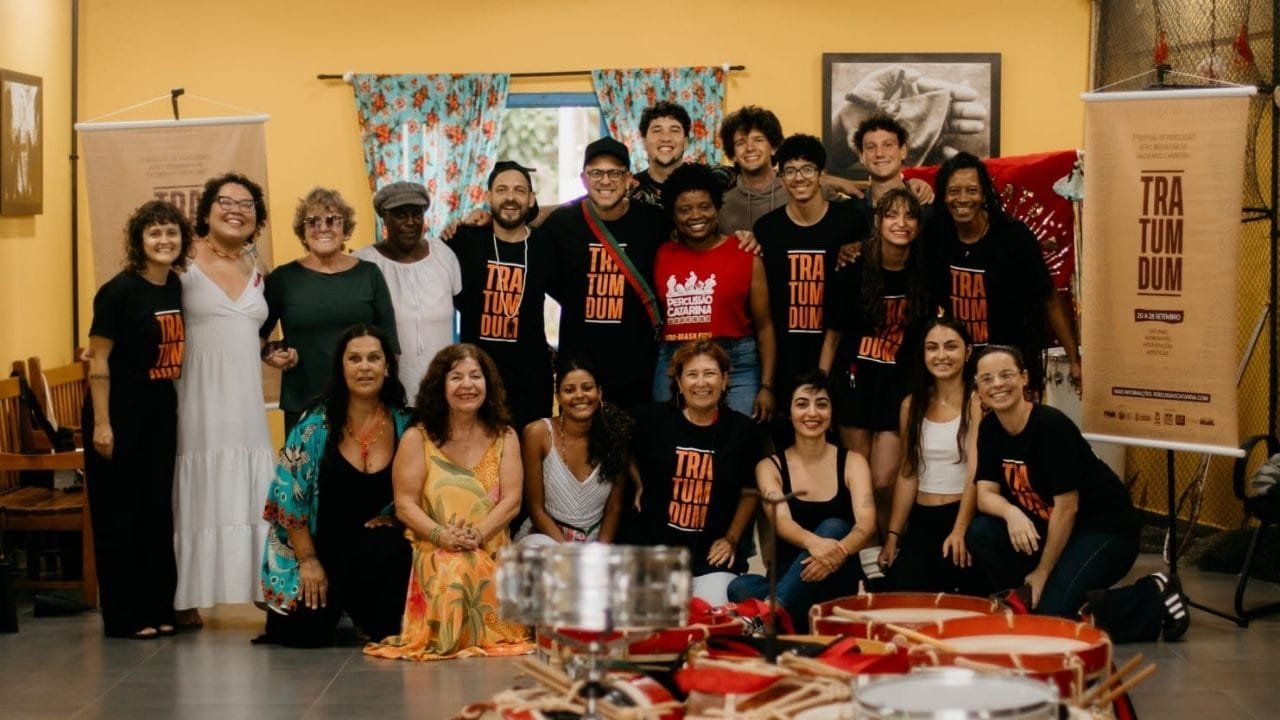 Festival TRA TUM DUM,percussão afro-brasileira,Balneário Camboriú cultura