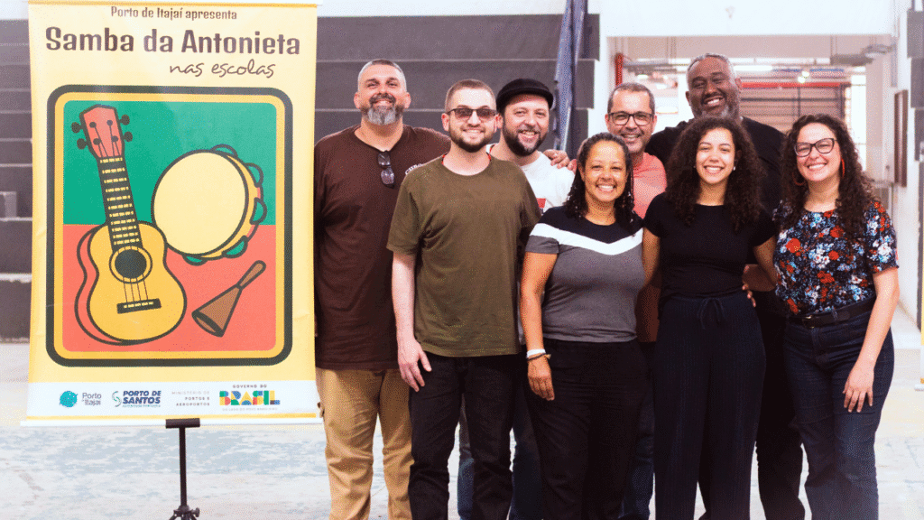 Samba da Antonieta,projeto nas escolas,cultura e educação,Itajaí SC,música brasileira