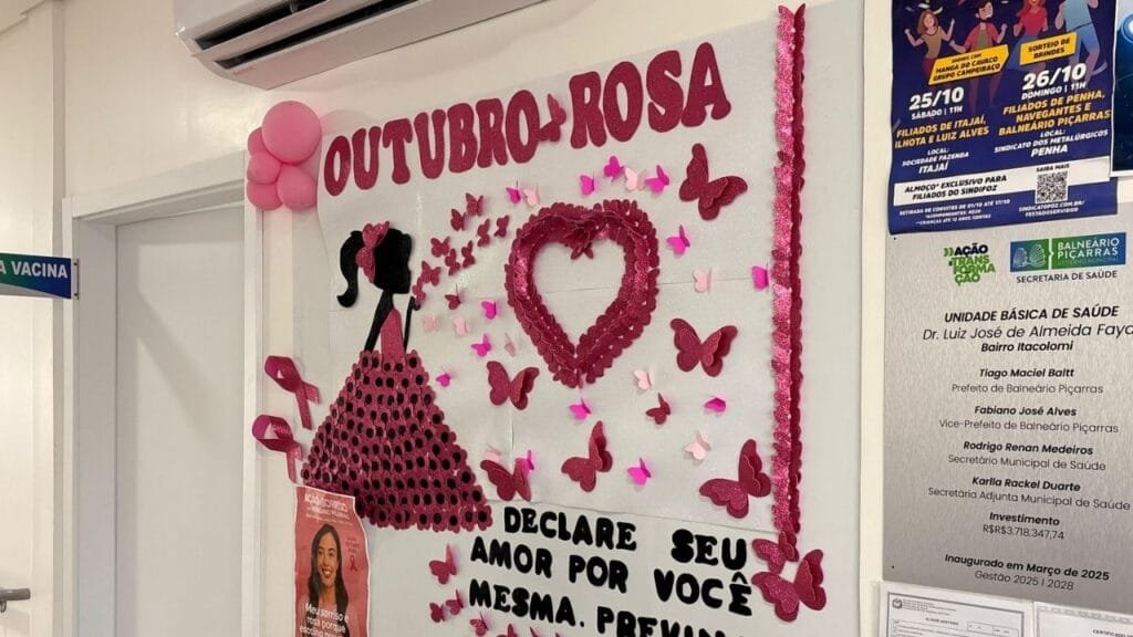Balneário Piçarras saúde,Dia D multivacinação,Outubro Rosa