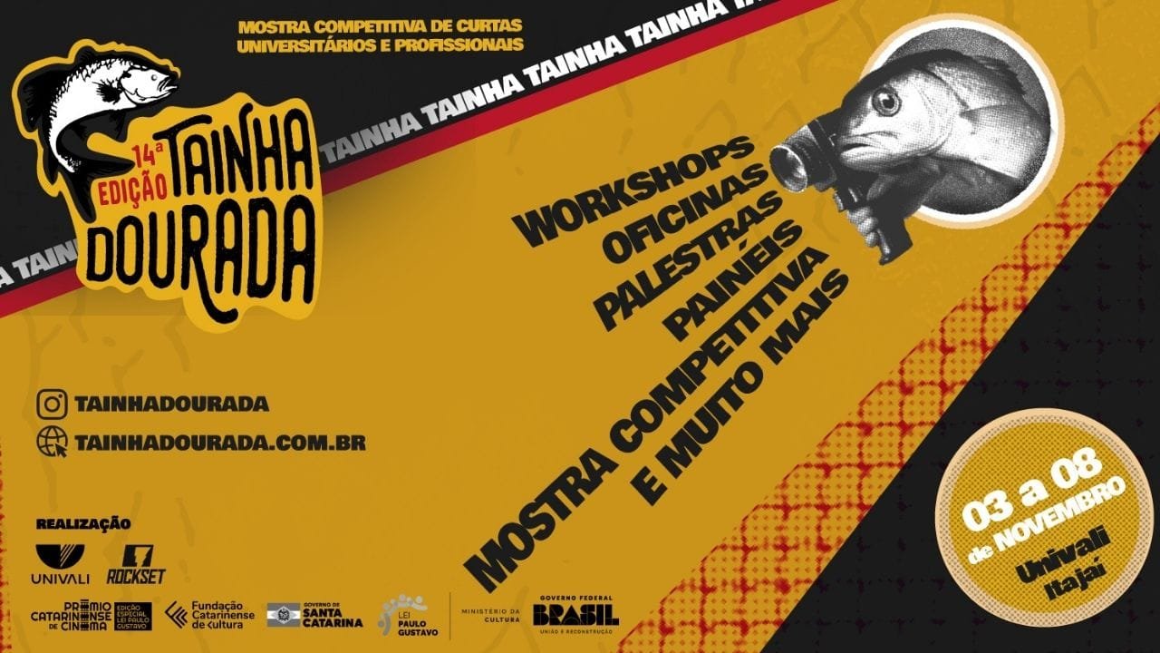 Festival Tainha Dourada,cinema Itajaí,curtas catarinenses