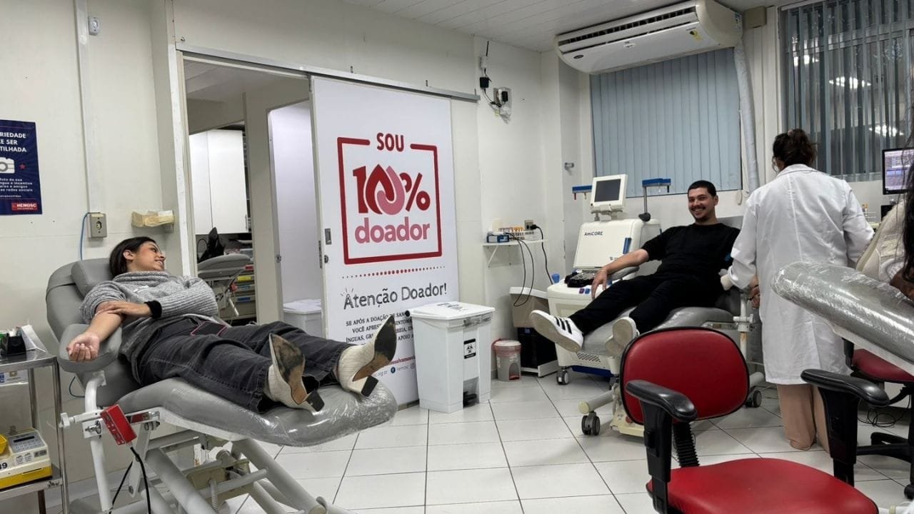 doação de sangue Itapema,HEMOSC Blumenau,transporte gratuito doadores