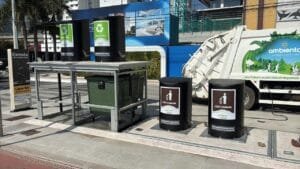 contentores subterrâneos,coleta de resíduos Balneário Camboriú,modernização urbana