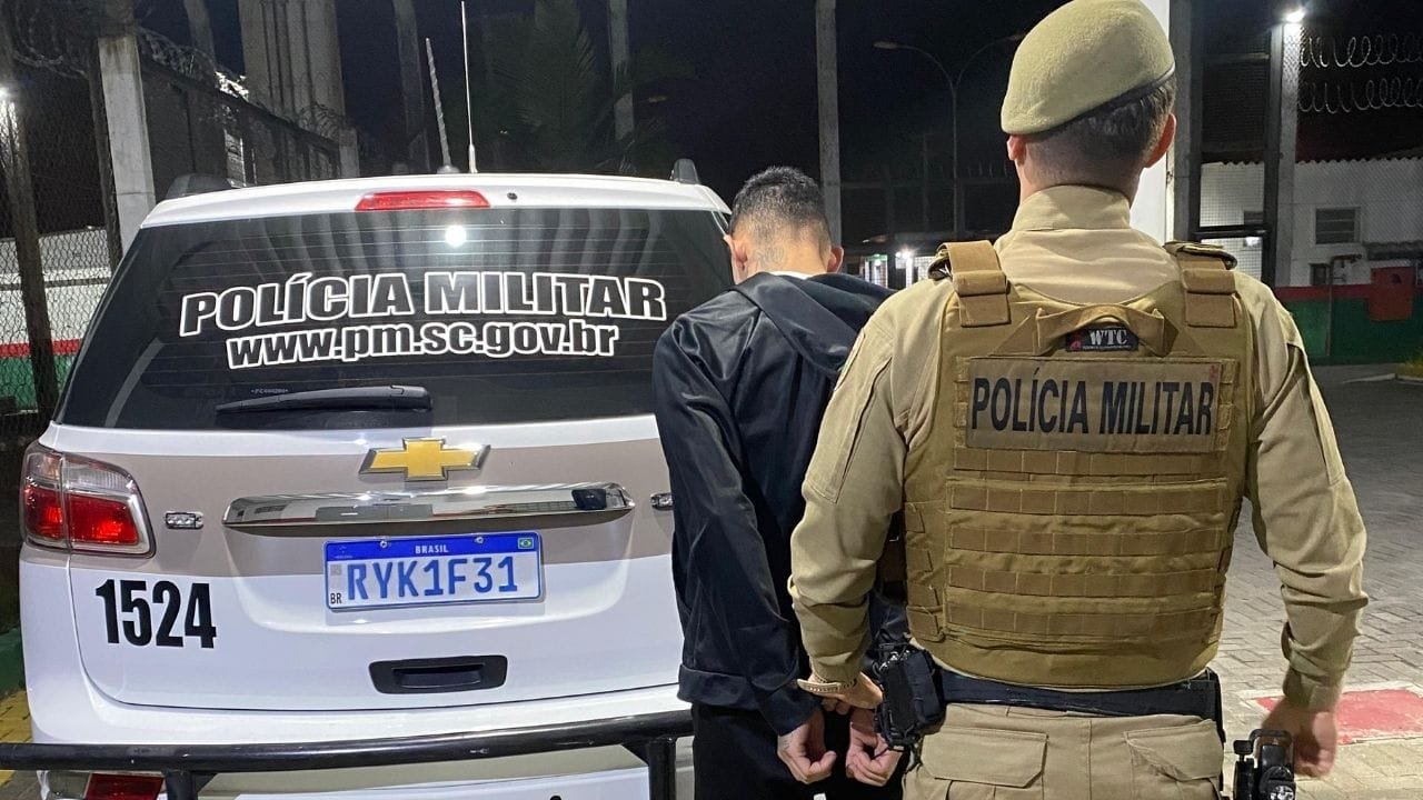 foragido Balneário Camboriú,barreira policial,Presídio Canhanduba,recaptura