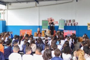 Percussão Catarina,oficinas em Navegantes,cultura afro-brasileira,Luciano Candemil