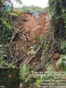 Defesa Civil Itapema,chuvas Luiz Alves,apoio técnico emergencial