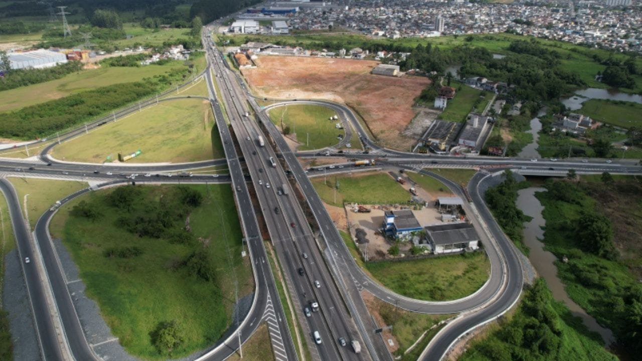 complexo viário Antônio Heil,Itajaí,mobilidade urbana,BR-101,Santa Catarina