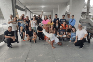 capoeira na educação,workshop capoeira,professores Itajaí,Secretaria de Educação,CREF,técnica pedagógica,esporte escolar,desenvolvimento motor,musicalidade,ensino municipal