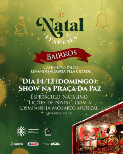 Lições de Natal,Caminhão Palco Itapema,Natal na Praça da Paz