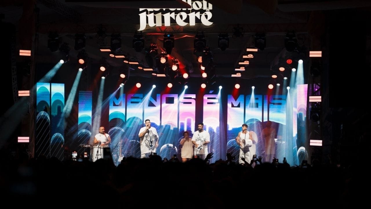 Réveillon Jurerê 2026,virada do ano Florianópolis,show Menos é Mais,turismo em Santa Catarina