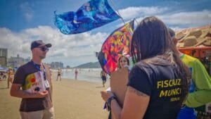 fiscalização comércio ambulante Gravatá,praia do Gravatá Navegantes,apreensões ambulantes,verão Navegantes