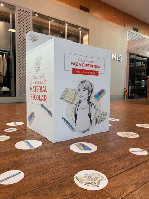 Volta às aulas solidária: Catuaí arrecada materiais escolares para instituição social