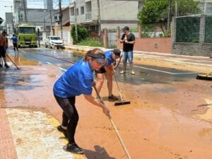 chuvas em Camboriú,danos causados pela chuva,prefeito Leonel Pavan,obras emergenciais Santa Catarina