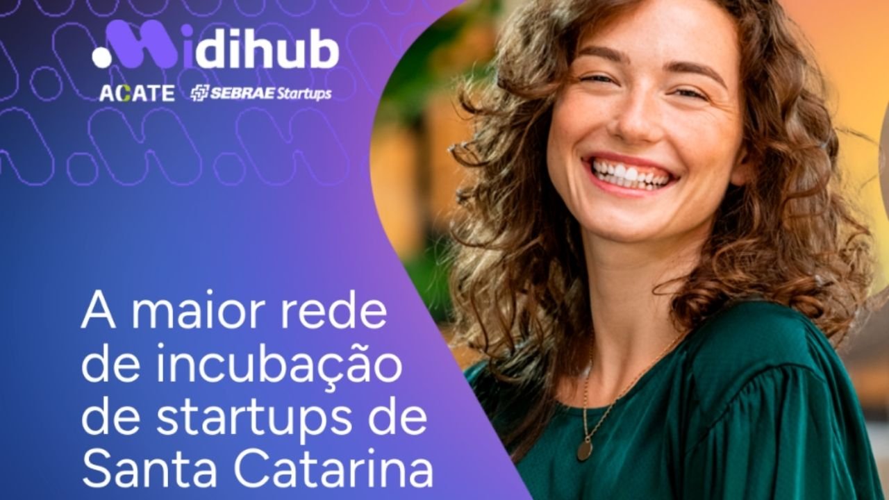 Rede MIDIHUB,startups em Santa Catarina,incubadoras de startups,programa de incubação,startups de base tecnológica,ACATE,Sebrae SC,MIDITEC,Startup SC,inovação em Santa Catarina,empreendedorismo tecnológico,incubação de empresas,ecossistema de inovação SC,startups catarinenses,aceleração de startups