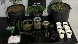 Polícia Militar Santa Catarina,12º BPM,prisões por tráfico de drogas,porte ilegal de arma,apreensão de drogas Balneário Camboriú,apreensão de drogas Camboriú,operações policiais SC,munições apreendidas,entorpecentes apreendidos,distribuição de drogas SC,jovens presos por tráfico,armas de fogo apreendidas,denúncias PMSC,segurança em Balneário Camboriú,combate ao tráfico de drogas SC,Polícia Militar operações,PMSC cidadão