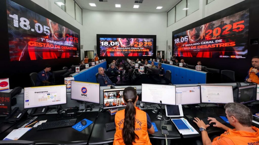 Exercício Geral de Gestão de Desastres 2026,Defesa Civil SC inscrição,simulado enchentes Santa Catarina,prazo inscrição Defesa Civil,preparação municípios SC,SPDC SC,gestão de riscos Santa Catarina