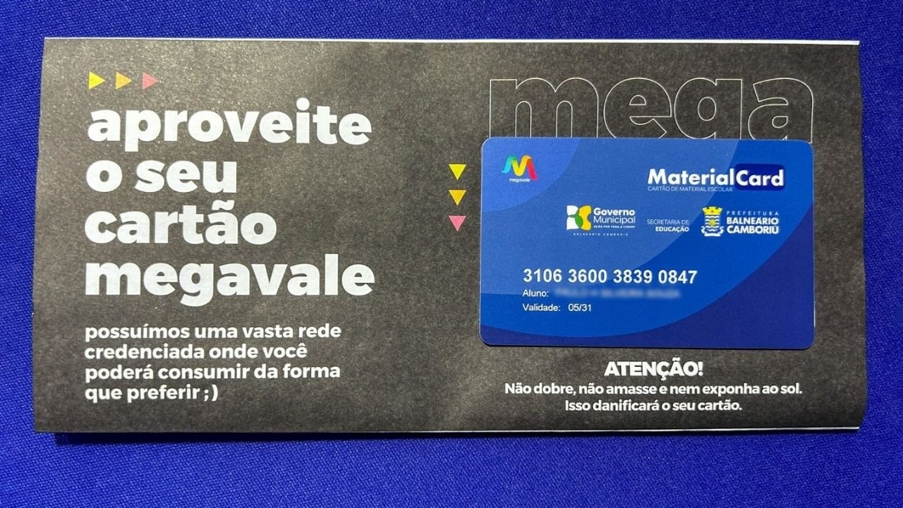 cartão material escolar,Secretaria de Educação de Balneário Camboriú,Prefeitura de Balneário Camboriú,material escolar rede municipal,educação básica Balneário Camboriú,alunos da rede municipal,cartão escolar Balneário Camboriú,papelarias credenciadas,ensino fundamental Balneário Camboriú,políticas educacionais,apoio às famílias,volta às aulas Balneário Camboriú,material escolar gratuito,educação pública municipal,benefício educacional
