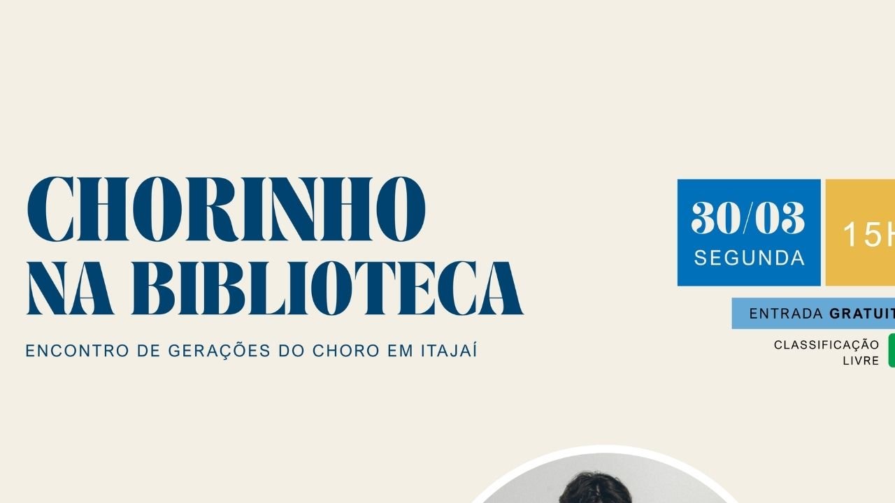 Chorinho na Biblioteca Itajaí,choro música brasileira SC,eventos culturais Itajaí,cultura gratuita Santa Catarina,música instrumental brasileira,Biblioteca Pública Itajaí eventos,Fundação Cultural de Itajaí projetos,incentivo à cultura Itajaí,shows gratuitos SC,músicos de choro Santa Catarina,programação cultural Itajaí,inclusão cultural eventos SC,acessibilidade cultura Libras,patrimônio cultural brasileiro choro,apresentações musicais Itajaí,cultura e arte SC,projetos culturais Brasil,eventos gratuitos biblioteca