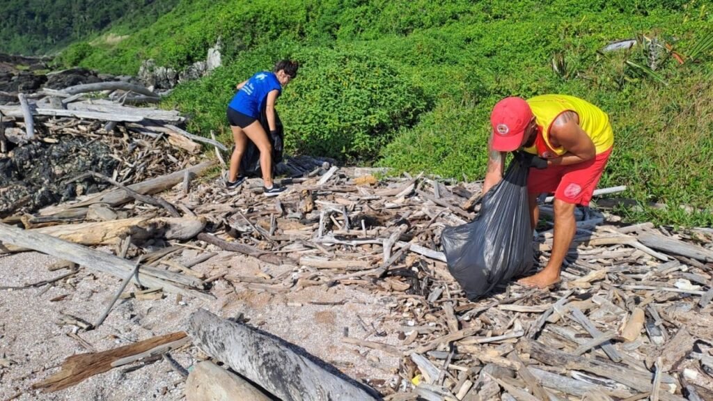 Praia Vermelha Penha limpeza,mutirão de limpeza Penha,lixo na Praia Vermelha Penha,ação ambiental Penha SC,limpeza de praia Santa Catarina,Programa Bandeira Azul Penha,preservação ambiental Penha,Águas de Penha ação ambiental,IMAP Penha meio ambiente,educação ambiental praias SC,voluntários limpeza de praia,resíduos no litoral Santa Catarina,proteção dos oceanos Penha,turismo sustentável Penha SC,conservação ambiental litoral catarinense