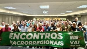 MDB Santa Catarina eleições 2026,candidatura própria MDB SC,encontro MDB Florianópolis,política catarinense 2026,MDB Grande Florianópolis,Mauro de Nadal MDB,Carlos Chiodini MDB SC,Rafael Pezenti MDB,liderança política Santa Catarina,eleições governo SC