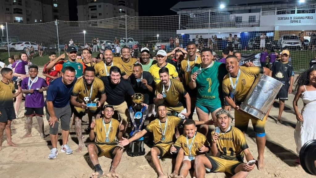 futebol de areia Itapema,campeonato Tabuleiro Itapema,esporte Santa Catarina,campeonato municipal SC,futebol de areia SC,Prefeitura de Itapema esporte,Secretaria de Esportes Itapema,competição esportiva bairro Tabuleiro,lazer e esporte Itapema,campeonato futebol areia 2026,esporte comunitário SC,eventos esportivos Itapema,incentivo ao esporte Santa Catarina,final futebol areia Itapema,esporte e qualidade de vida SC
